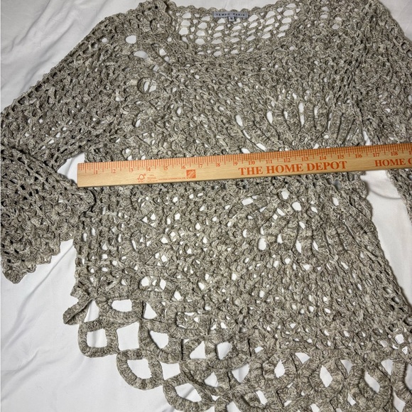 Tempo Paris Textured Knit Top in Cream - Picture 4 of 6